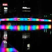徳島市中心を流れる川の橋