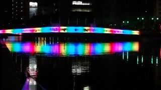 徳島市中心を流れる川の橋