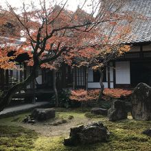 枯山水庭園が素敵です。