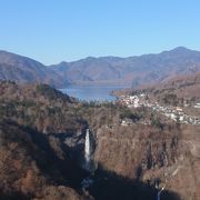 中禅寺湖から流れ落ちる華厳の滝