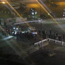 苫小牧出航時、盛大な惜別の見送りを受けて大泣き…。