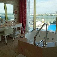 洗面もツインで広い