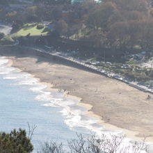 モンテ・イゲルドより海岸全体を見る。