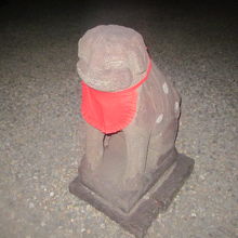 小さい狛犬さんが可愛らしかったです。