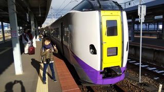 札幌まで長距離を走ります（スーパー北斗）