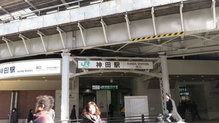 西口商店街を抜けて