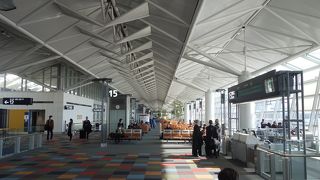 大きすぎず、小さすぎず、静かでいい空港です。