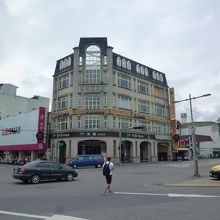 宜蘭駅前の風景