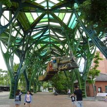 宜蘭駅前の風景