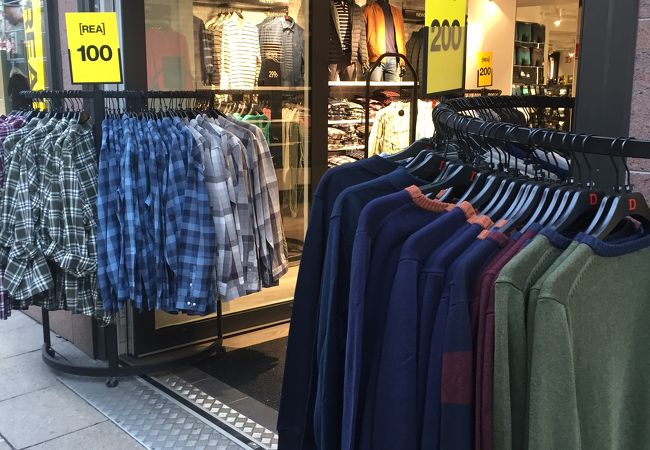 北欧最大級の紳士服のチェーン店