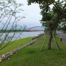 冬山河親水公園の風景