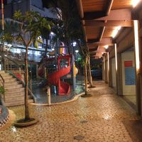 中冠礁溪大飯店スパ内：ウォータースライダー