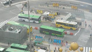 リスボアホテルに行く時は、このバス停で下車します。