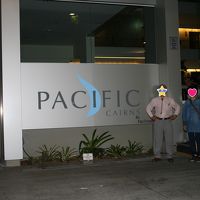 早朝の出発前に。