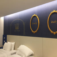 部屋をランクアップしてくれました