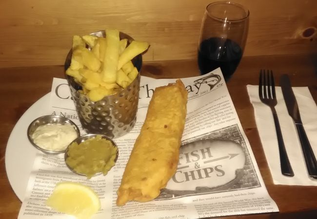 フィッシュアンドチップスが美味しいレストラン