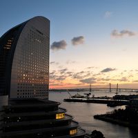 部屋からの朝の眺望