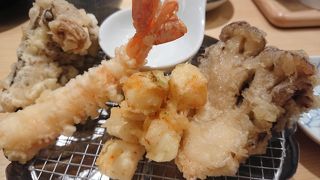 美味しい揚げたて天ぷら