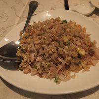 夕食　料理　炒飯