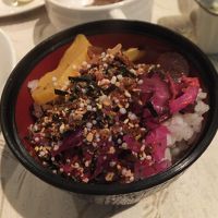 白い御飯にふりかけ：これ一番