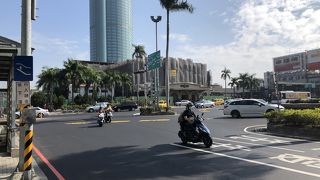 駅舎復元工事中