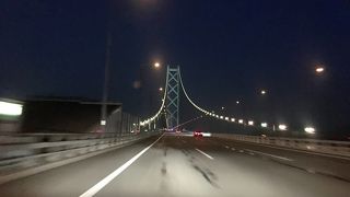 明石海峡大橋 (淡路島側) 