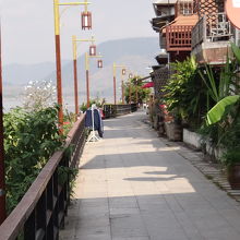 メコン沿いのサイクリング道