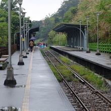 平渓線の平渓駅。