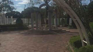 迎賓館前の公園