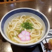 高松空港2階にあるうどん屋さん