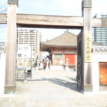 大師堂の入り口付近です