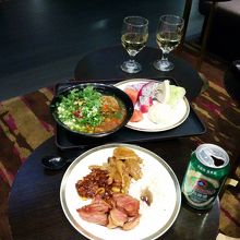 77号プラザプレミアムラウンジのお料理1