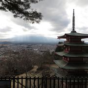 残念！富士山は見えず・・・