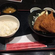 アジフライ定食