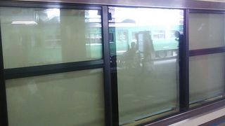 2017年８月５日の米原14時20分発新快速姫路行きの様子