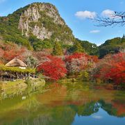 5月のツツジの花咲く時期が人気ですが紅葉も見事