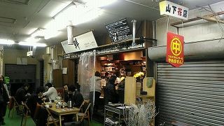 市場が終わっても、ランチがおいしい