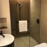 入り口のシャワースペース