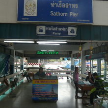 フェリー乗り場の入口です。乗船料は、４バーツです。安いです。