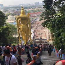 上から下を眺めると…