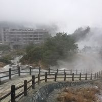 雲仙地獄の目の前