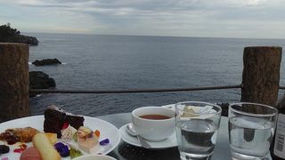 愛犬と一緒に絶景のランチ