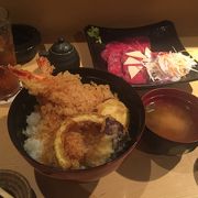 天丼など食べ