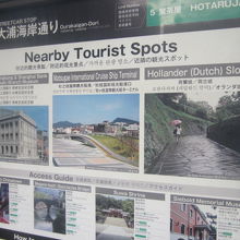 付近には有名な観光地が沢山あります