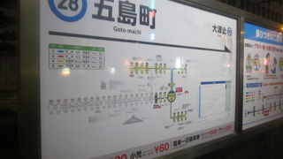 北方向に向かう際は、長崎駅前で乗り換えるよりもこちらの方がお勧めです