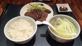 美味しい牛タン定食