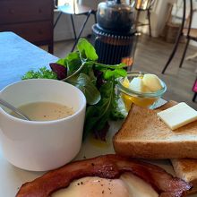 Knock coffee のモーニング