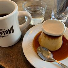 Knock coffee のカスタードプリン