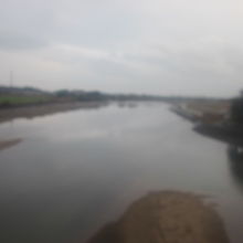 菊池川の本流の様子