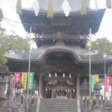 繁根木八幡宮の様子